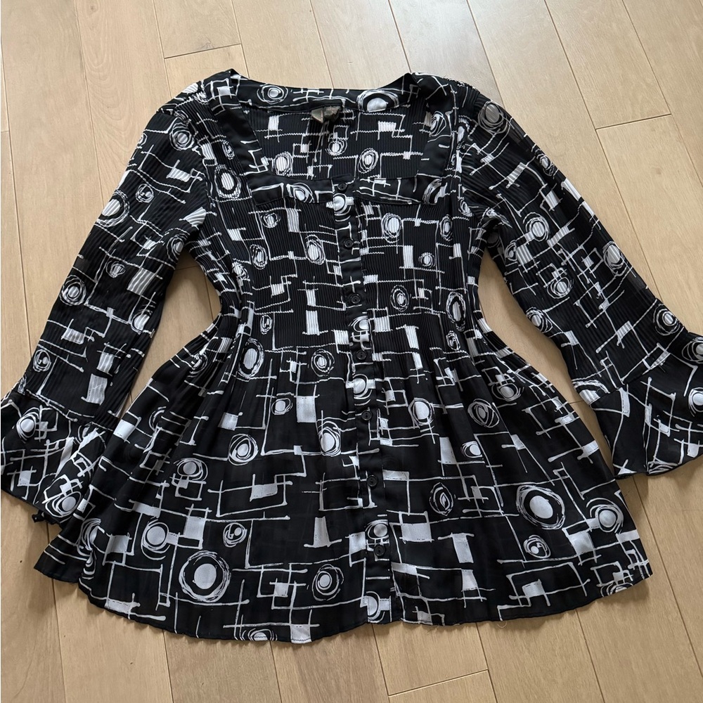 Black & White button down
